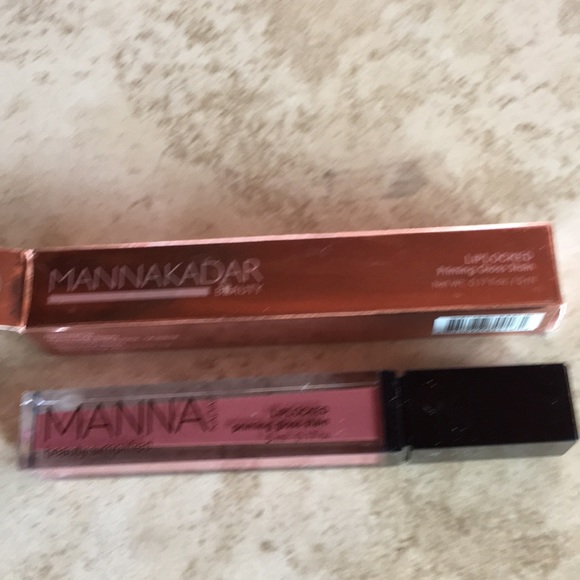 Mannakadar Makeup New Manna Kadar Lip Locked Stain Lip Gloss Poshmark